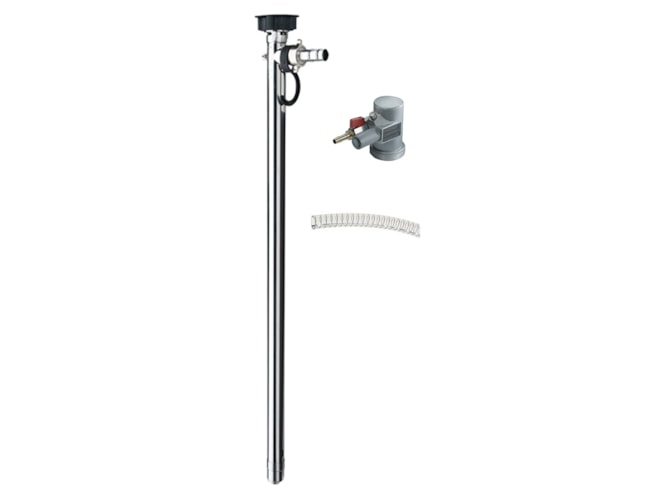 Flux Pumps F424PP Polypropylene 60-inch Pump Tube with F416-2 Electric Motor and Hose