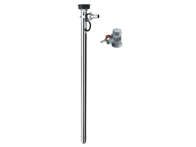 Flux Pumps F424PVDF Polyvinylidene Fluoride 60-inch Pump Tube with F416-2 Electric Motor