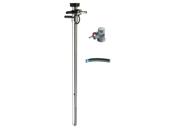 Flux Pumps F426S Stainless Steel 39-inch Pump Tube with F416-2 Electric Motor and Hose